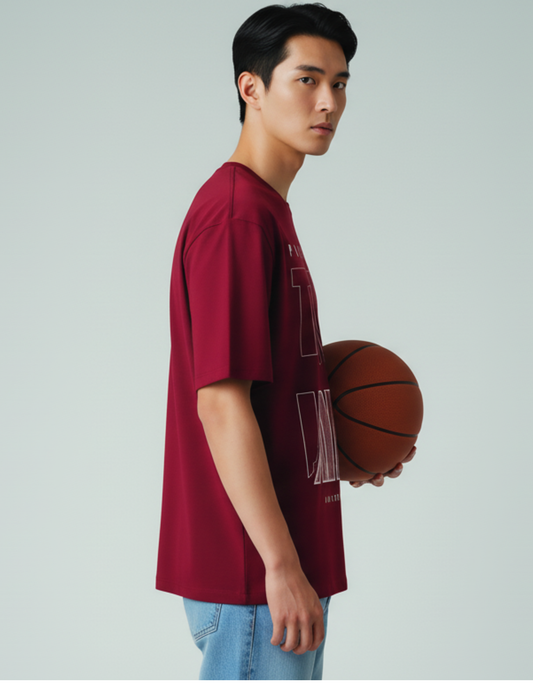 Thin King Typography Over-sized Classic T-Shirt