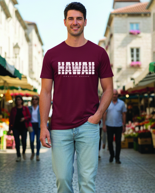 Hawaii Typography Over-sized Standard T-Shirt